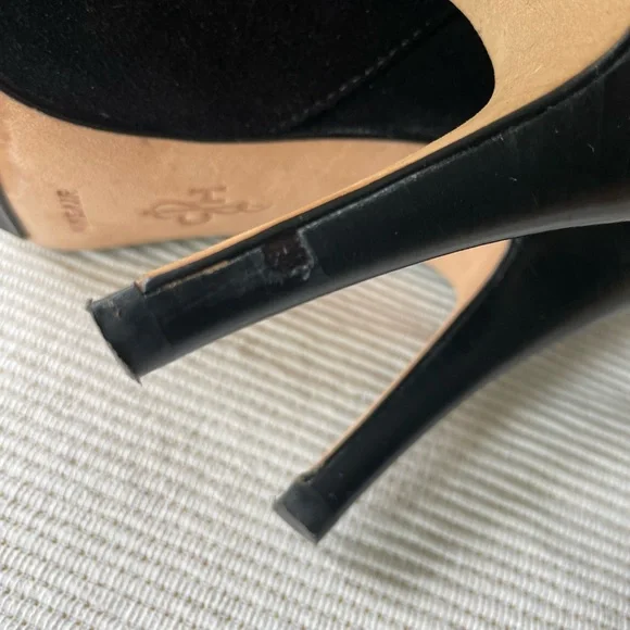 COLE HAAN NIKE AIR Black Suede Pull On Boots Size 6.5 B